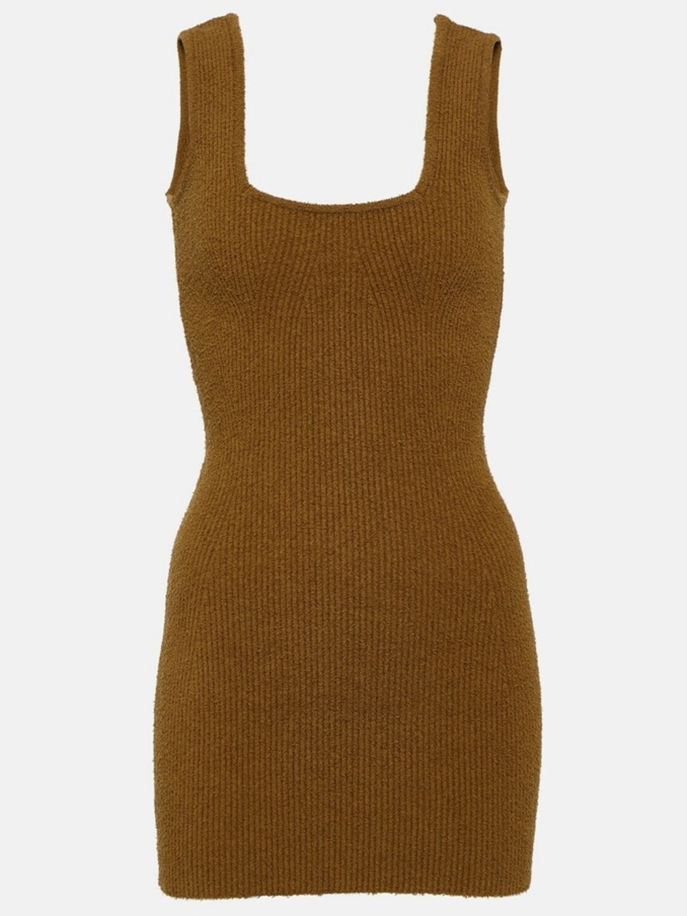 Wardrobe.NYC Brown Sleeveless Knit Dress